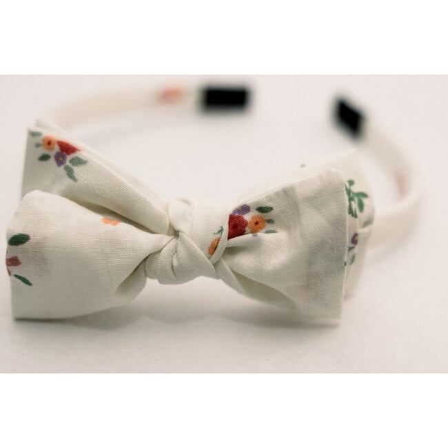 Three Little Bows Headband, Matin au Jardin