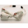 Three Little Bows Headband, Matin au Jardin - Headbands - 2 - thumbnail