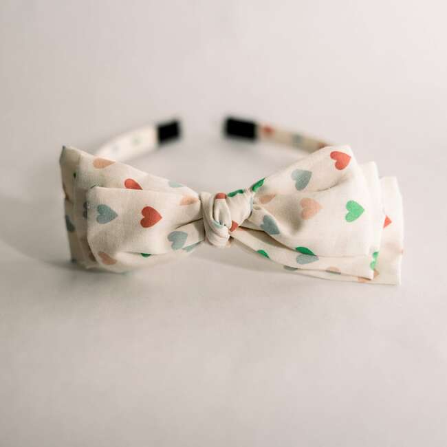 Three Little Bows Headband, Love in Bloom