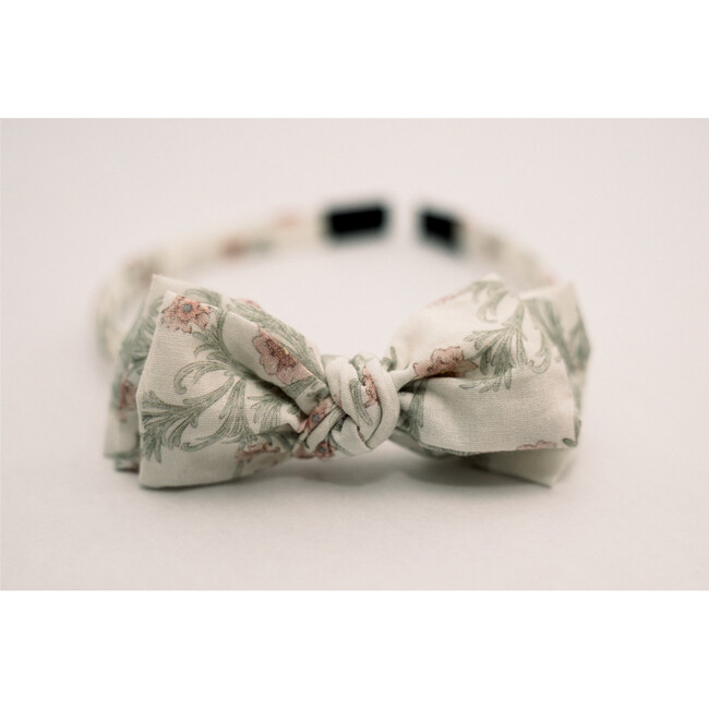 Three Little Bows Headband, Lavender Fields