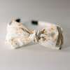 Three Little Bows Headband, Lemon Blossoms - Headbands - 1 - thumbnail