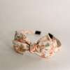 Three Little Bows Headband, Floraisons de corail Coral Petal - Headbands - 1 - thumbnail