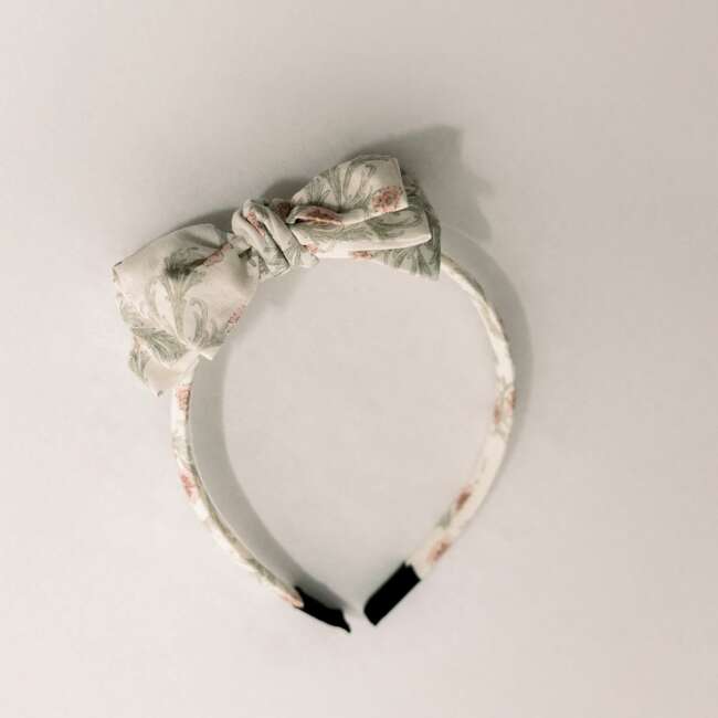 Three Little Bows Headband, Lavender Fields - Headbands - 3