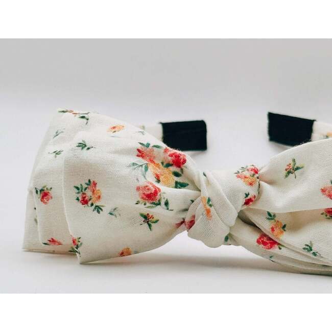 Three Little Bows Headband, Heirloom Blooms - Headbands - 6