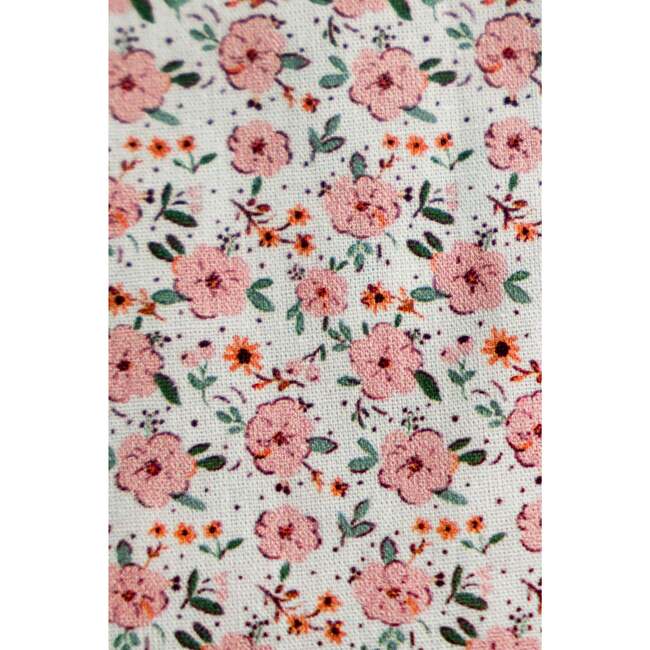 Rosebud Scatter Timeless Floral Ruffle Zipper Pouch - Bags - 5