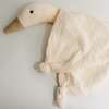 Goose Lovey Security Blanket, Organic Cotton Vanilla Cream - Plush - 2
