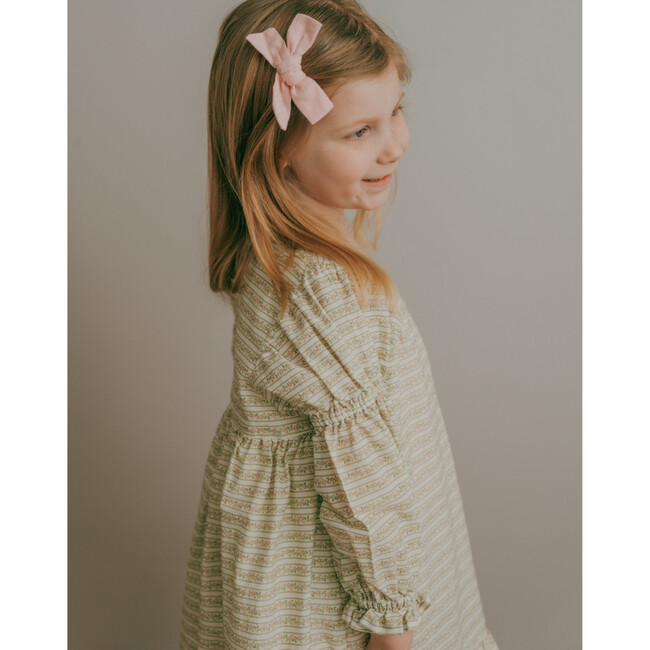 Fiona Dress, Blush Vine Stripe