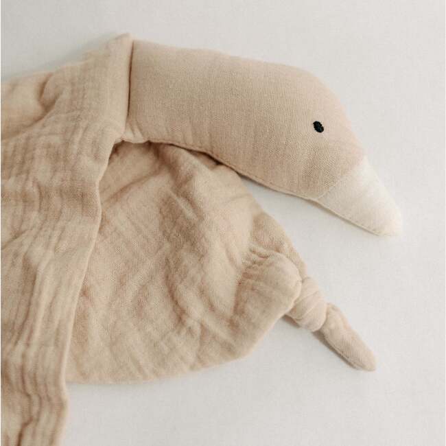 Goose Lovey Security Blanket, Organic Cotton Sand Dune