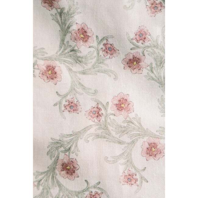 Lilac Vine Scroll Timeless Floral Ruffle Zipper Pouch - Bags - 5