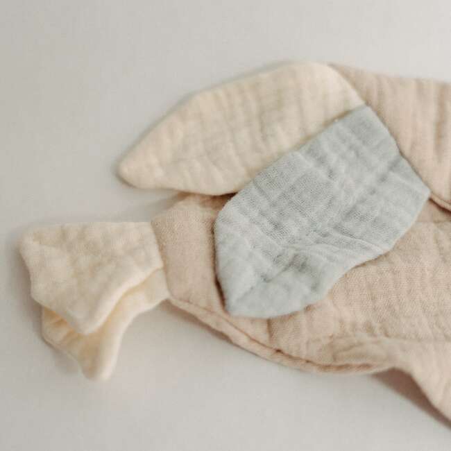 Goose Lovey Security Blanket, Organic Cotton Sand Dune - Plush - 5