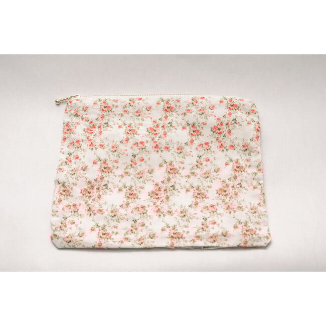 Briar Rose Timeless Floral Ruffle Zipper Pouch - Bags - 5