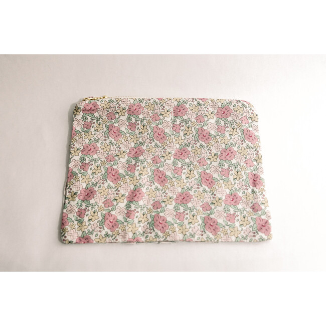 Betsy Ann Timeless Floral Ruffle Zipper Pouch - Bags - 5