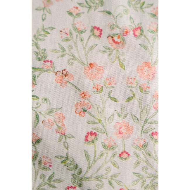 Apricot Meadow Timeless Floral Ruffle Zipper Pouch Lilac Vine Scroll - Bags - 5
