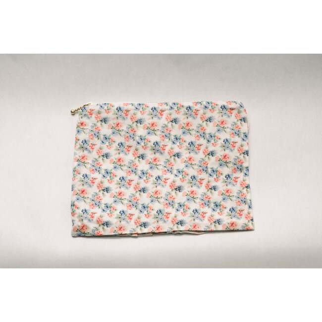 April Posies Timeless Floral Ruffle Zipper Pouch - Bags - 4