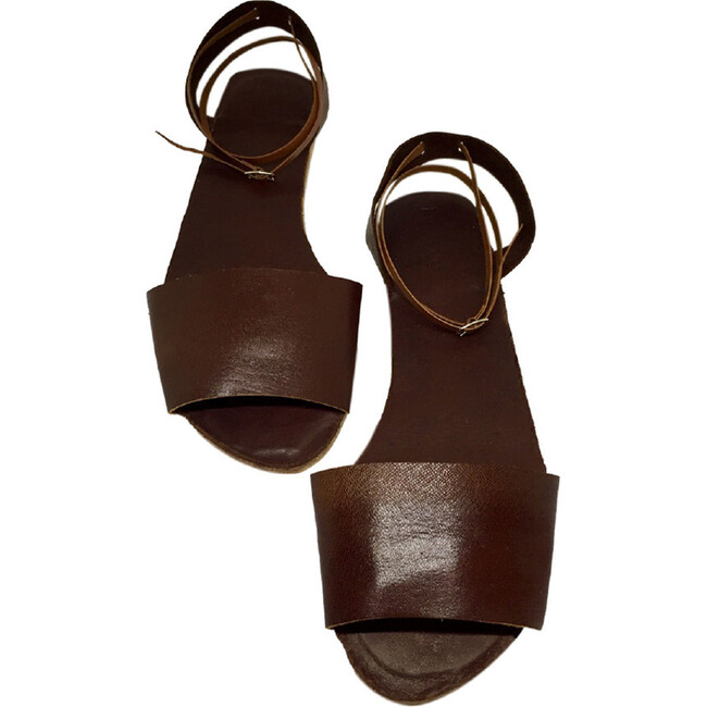 Women's Menorquina Sandal, Chocolate