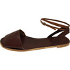 Women's Menorquina Sandal, Chocolate - Sandals - 2 - thumbnail