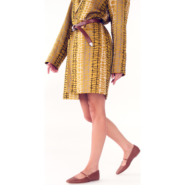 Women's Hilda Mary Jane Ballet Flats, Cognac