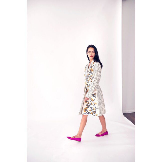 Women's Hilda Mary Jane Ballet Flats, Fuchsia