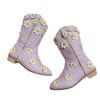 Cowgirl Lilac Oopsie Daisy Boots, Lilac - Boots - 1 - thumbnail
