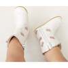 Cowgirl Bow Baby Bootie, White & Pink - Booties - 5 - thumbnail