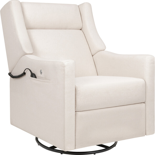 Kiwi Deluxe Power Glider Recliner, Performance Cream Eco-Weave