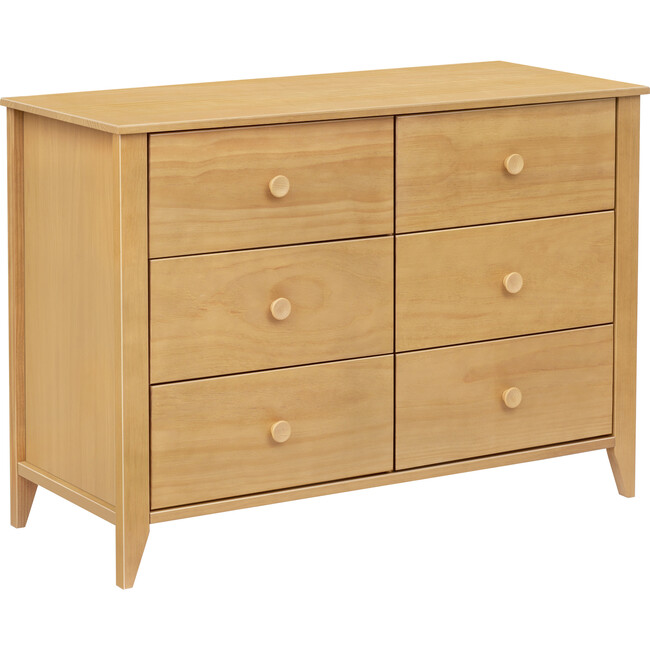 Sprout 6-Drawer Double Dresser, Honey