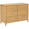 Sprout 6-Drawer Double Dresser, Honey - Dressers - 1 - thumbnail