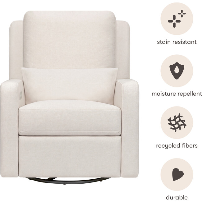 Sigi Glider Recliner, Performance Cream Eco-Weave - Glider - 3