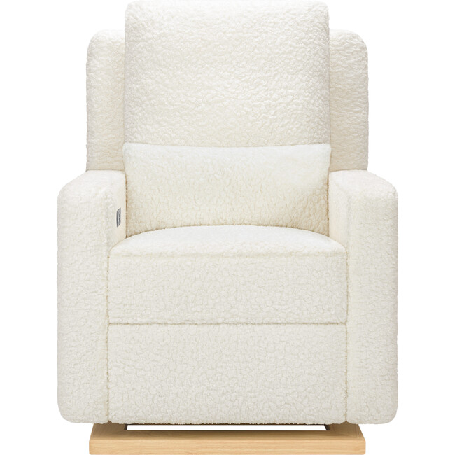 Sigi Glider Recliner, Cream Shearling - Glider - 3