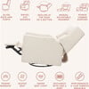 Kiwi Deluxe Power Glider Recliner, Performance Ivory Boucle - Glider - 4 - thumbnail