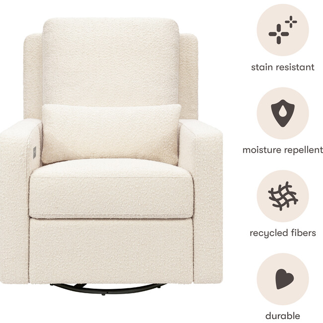 Sigi Glider Recliner, Performance Ivory Boucle - Glider - 3