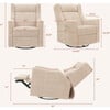 Kiwi Deluxe Power Glider Recliner, Chai Shearling - Glider - 5 - thumbnail