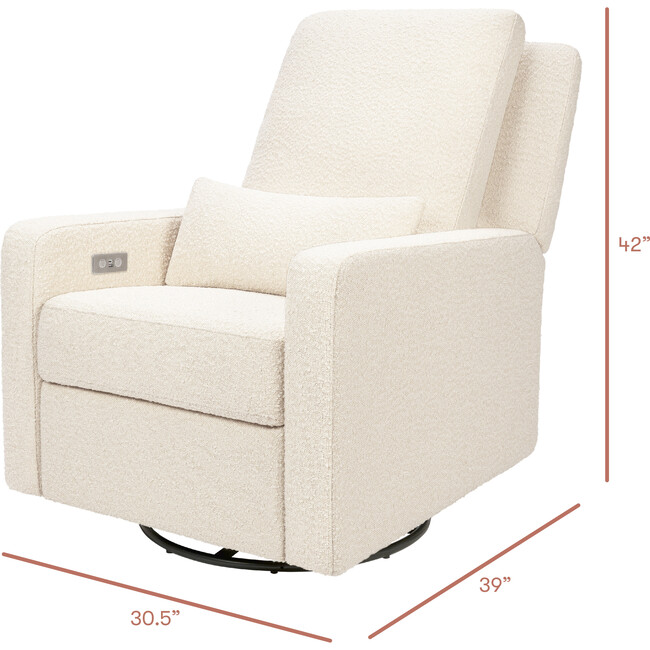 Sigi Glider Recliner, Performance Ivory Boucle - Glider - 5