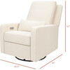 Sigi Glider Recliner, Performance Ivory Boucle - Glider - 5