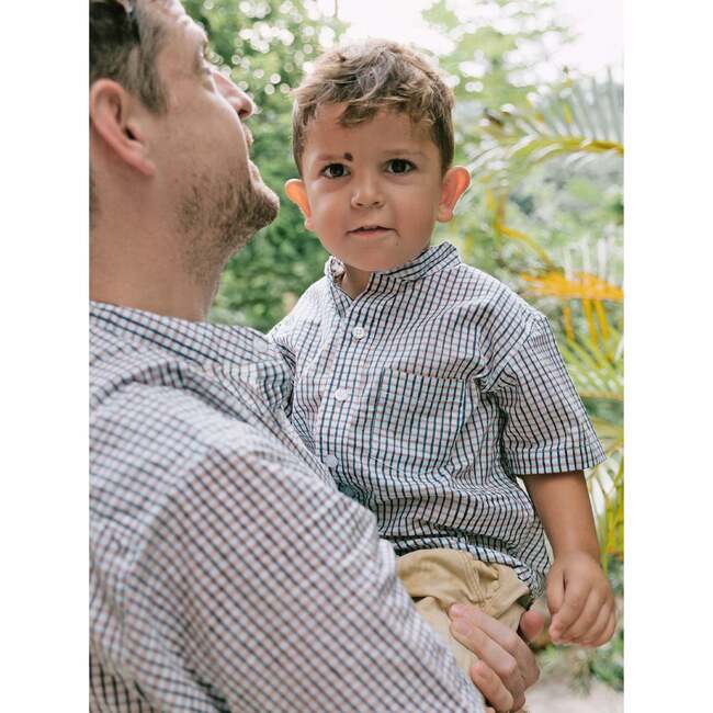 Block Printed Shirt for Boys, Pondicherry