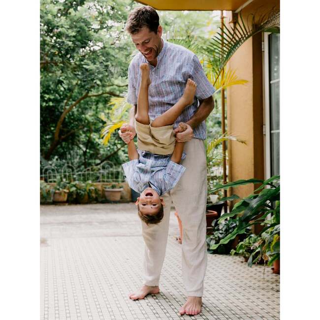 Block Printed Shirt for Boys, Marylebone - Polo Shirts - 3