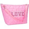 Love Heart Puffy Weekender Bag - Bags - 4 - thumbnail