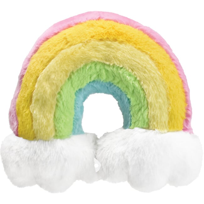 Rainbow Furry Neck Pillow