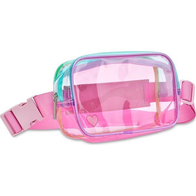 Color Block Clear Belt Bag - Bags - 3