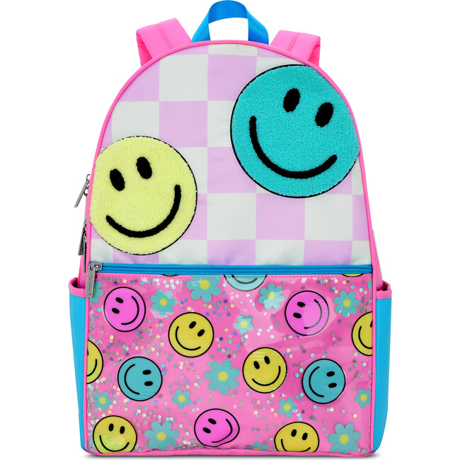 Happy Check Backpack - Backpacks - 1