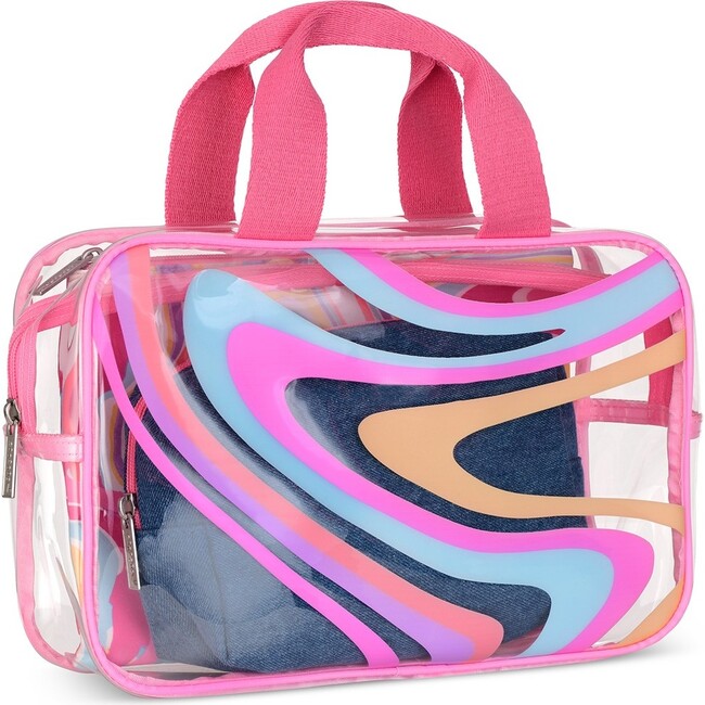 Color Swirl Cosmetic Bag Trio