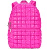 Hot Pink Shiny Puffer Backpack - Backpacks - 1 - thumbnail