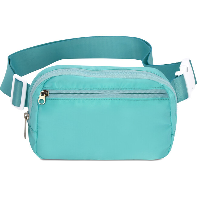 Turquoise Nylon Belt Bag