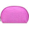 Puffy Flowers Oval Cosmetic Bag, Pink - Bags - 1 - thumbnail
