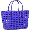 Large Purple Woven Tote - Bags - 1 - thumbnail