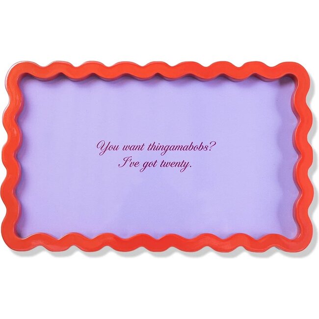 Thingamabobs Tray, Orange, Purple