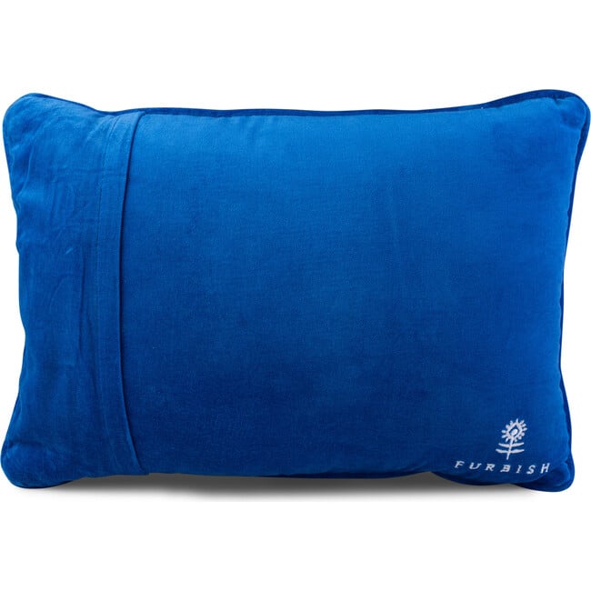 Try Me Needlepoint Pillow, Blue & White - Decorative Pillows - 3