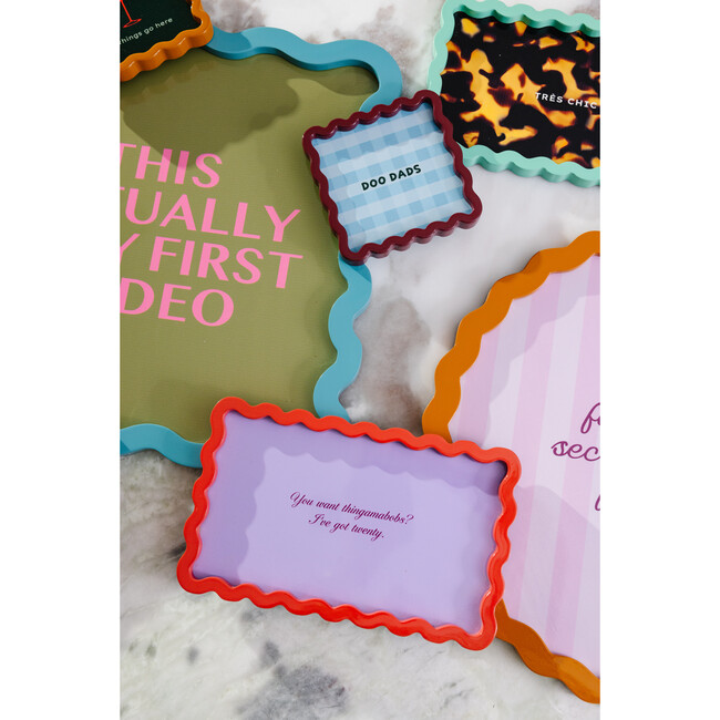 Thingamabobs Tray, Orange, Purple