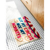Not My Circus Bath Mat, Tan, Pink, Black, Red - Bath Accessories - 2 - thumbnail