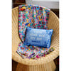 Try Me Needlepoint Pillow, Blue & White - Decorative Pillows - 4 - thumbnail